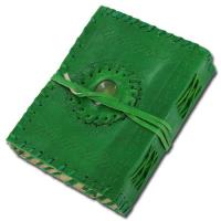 TR0376 - Medieval Dragon&#39;s Eye Journal Green TR0376 Medieval Weapons