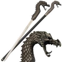 SW822CD - Traditional Flaming Dragon Sword Cane SW822CD Swords
