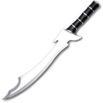 Reaper Curved Battle Blade Silver