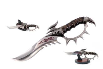 Snake Eye Fantasy Dagger with Display Stand 15.5 Overall