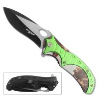 11222-GRBE - 3D Printed SPEED TECH Spring Assisted Great Black Bear Pocket Knife