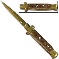 A150LG - Stiletto Milano Bayonet Blade Wild West Gold Rush