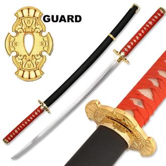 Ryu Dragon Ninja Katana Sword with Back Strap