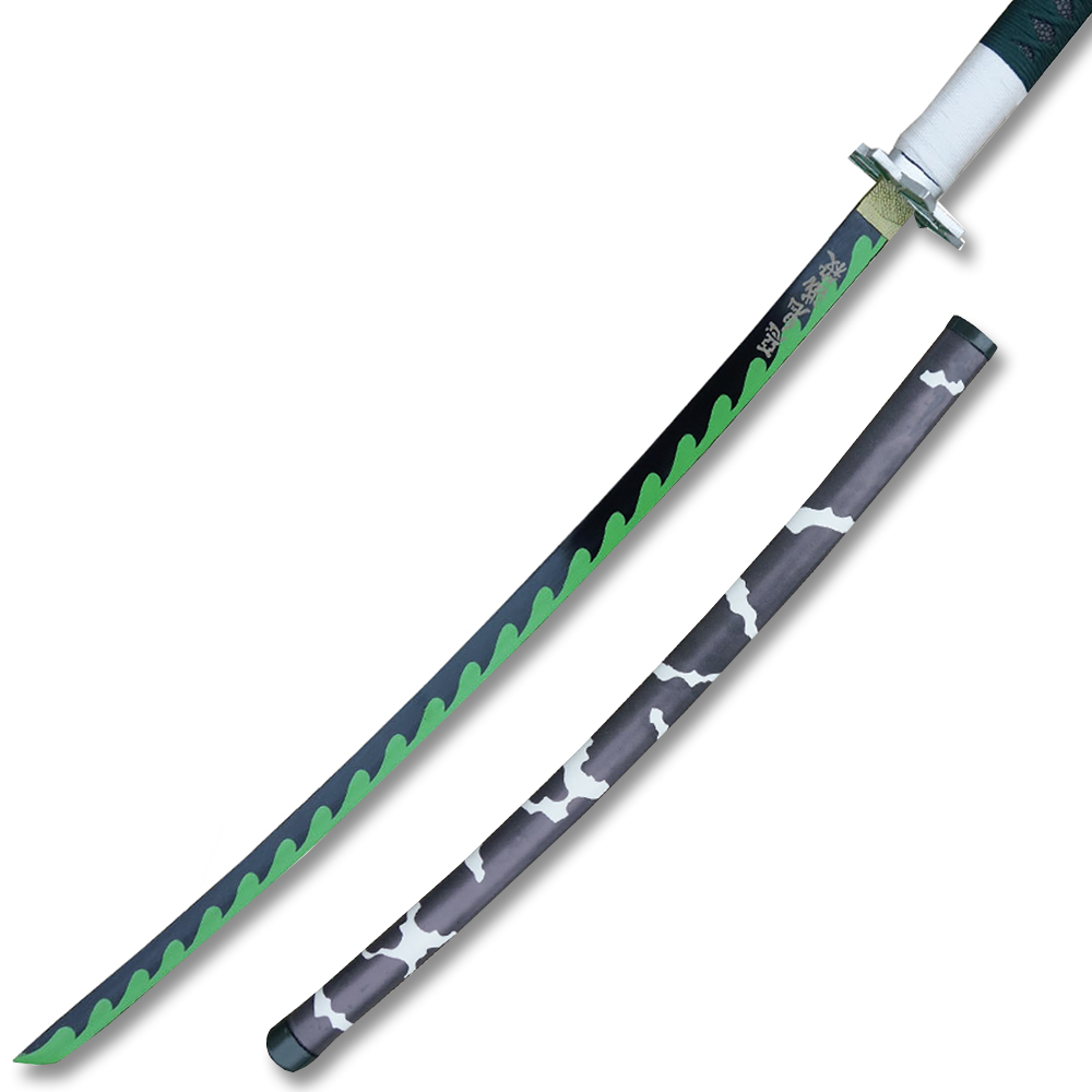 demon-slayer-sanemi-shinazugawa-green-nichirin-sword-katana-metal