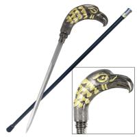 3F2-SI14402 - Golden Eagle Sword Cane