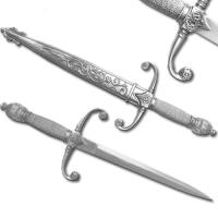 C060 - Knights Dagger With Table Stand