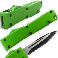 933-7GR - Electrifying California Legal OTF Dual Action Knife (Green)