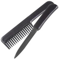 ZW107B - Secure Cosmetics Stealth Comb Knife Black