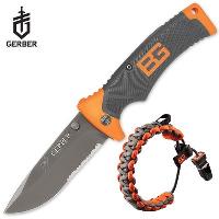 BKCK130 - Gerber Bear Grylls Ultimate Pocket Knife with Free Paracord Bracelet - BKCK130