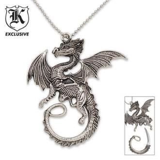 Coiled Dragon Necklace - BK1311