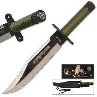 BK1805 - Amazon Jungle Survival Knife &amp; Sheath - BK1805