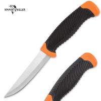 17-BK3042 - Wahoo Killer Fillet Knife _ Orange And Black