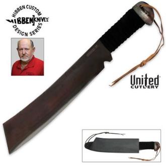 Gil Hibben IV Machete Knife & Leather Sheath - GH5007