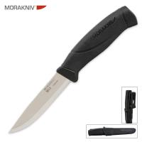 17-IR4201 - Mora Companion Black Knife With Sheath