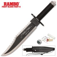 17-MCRB2SS - Rambo II Stallone Signature Edition Knife With Survival Kit