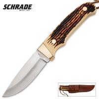 17-SC5724 - Schrade Uncle Henry Professional Hunter Fixed Blade Knife