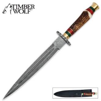 Timber Wolf Stag Hunting Dagger - TW395