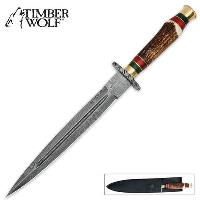 TW395 - Timber Wolf Stag Hunting Dagger - TW395