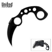 UC1466B - United Cutlery Undercover Black Karambit Dagger Knife - UC1466B