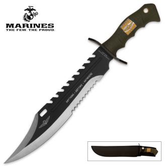 Anything Anytime Anywhere Marine Recon Bowie Knife