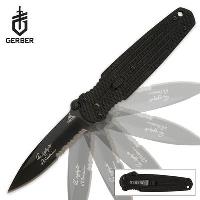 GB01967 - Gerber Covert Mini Fast Assisted Opening Pocket Knife Serrated - GB01967