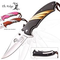19-MC7472 - Elk Ridge Mirror Blade Assisted Opening Pocket Knife