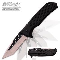 19-MC9857 - MTech USA Textured Handle Two-Tone Pocket Knife