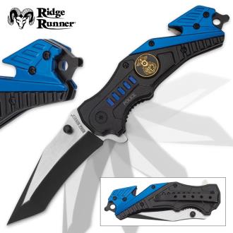 Ridge Runner Police Everyday Carry Assisted Opening Tanto Pocket Knife