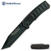 19-SWCK112 - Smith &amp; Wesson Bullseye Tactical Tanto Pocket Knife