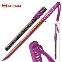KZ1009 - Shinwa Purple Empress Short Samurai Sword