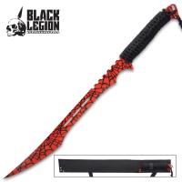 BV591 - Black Legion Red Widow Ninja Sword