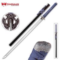 KZ747NDZ - Shinwa Blue Knight Handmade Katana / Samurai Sword