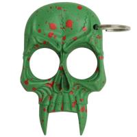 AZ1102G - Stay Away Slimeball Demonic Skull Self Defense Keychain