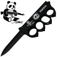 B-161-BK-Panda - Panda Brass Knuckle Buckle Trigger Action Folder