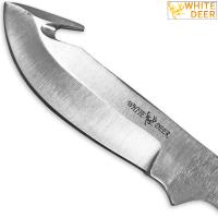BDM-9414 - WHITE DEER Blank Guthook Ranger Series J2 Steel Skinner Knife Blade