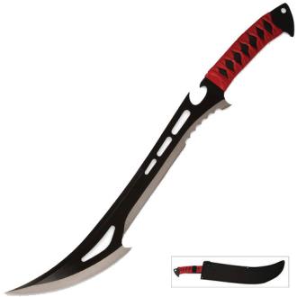 Red Guardian Ninja Sword and Kunai /