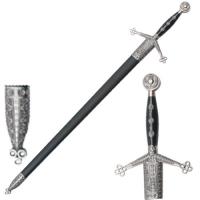 BS-013789 / EW-3789 - Rebellion Scottish Claymore Sword Distinguished Ornate Celtic Broadsword 44.25in