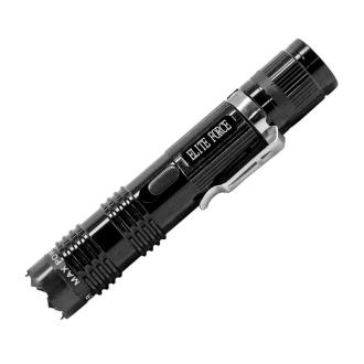 Alpha Force Stun Gun 10 Million Volt Rechargeable LED Flashlight Black