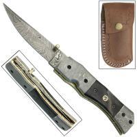DM555BF - Lowlands Damascus Steel Hand Forged Knife
