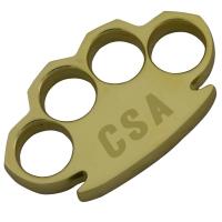 BR-450-CSA - Dalton  Real Brass Knuckles Buckle Paperweight - Heavy Duty CSA