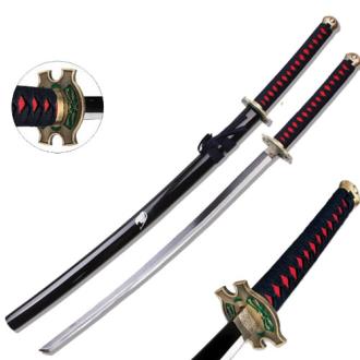 Anime 1:1 Reduction Black And White Sasuke Sword Japanese Animation Weapon  Cosplay Katana Swords | Fruugo TR