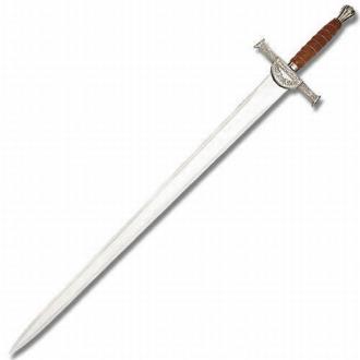 Highlander Macleod Movie Sword 50.5in Ornate Mirror Polished Blade