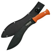 EW-6852 OR - Zombie Killer Kukri Knife Orange Handle