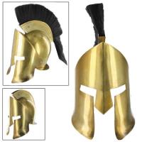 5H2-IN2266 - Elite Spartan Warrior Brass Helmet