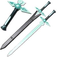 HK-026-2 - Dark Repulser v2 Sword Art Online Replica Kirito Aqua Repulsor Steel Pale Green