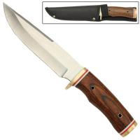 HK1180 - Glacier Park Wooden Fixed Blade Camping Outdoor Knife