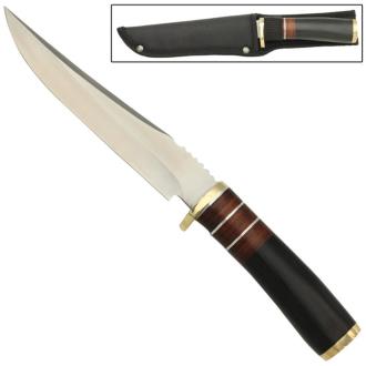 Wild Game Outdoor Fixed Blade Skinning Wilderness Hunting Knife