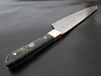 WSDM-2314 - Damascus Steel Santoku Forged Chef Knife Hazel Resin Grips by White Deer