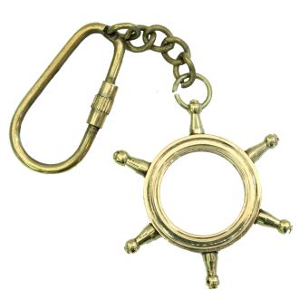 Sailor Wheel Magnifying Keychain