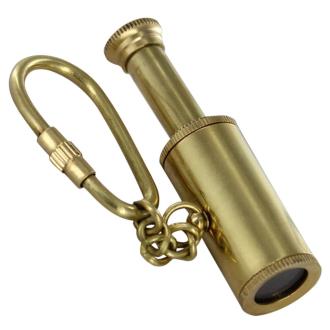 Brass Telescope Key Chain